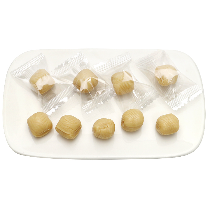 Wholesale individually packaged milk & coconut flavored hard candy balls in bulk CH-S135