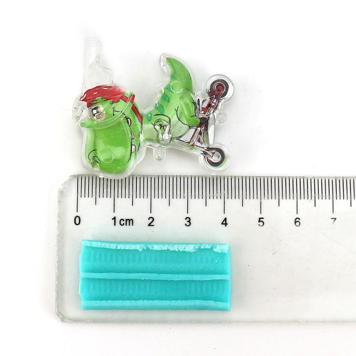 Bicycles Dinosaur whistle toy candy and tattoo bubble gum CH-T1348
