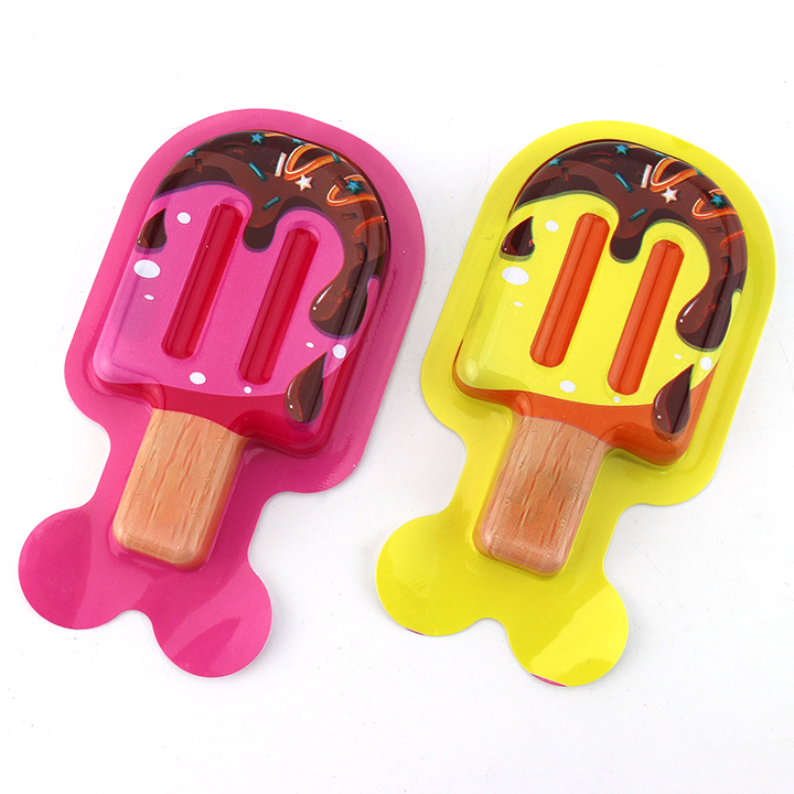 3D ice cream chocolate biscuit popsicle shaped cookies with choco jam CH-BC142