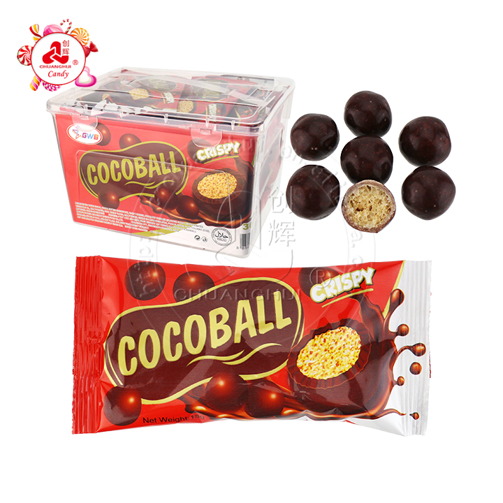Crisp chocolates coated snacks melissa Cocoball chocolate candy CH-BC144