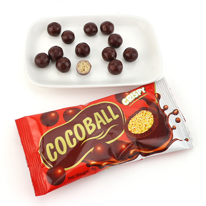 Crisp chocolates coated snacks melissa Cocoball chocolate candy CH-BC144