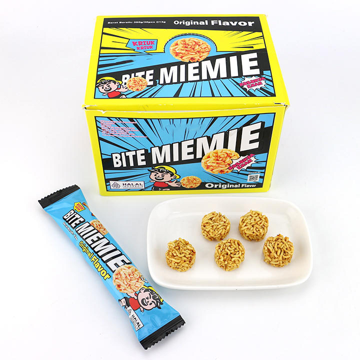 Halal Crispy original flavor Bite Miemie instant noodles snack ball CH-D138