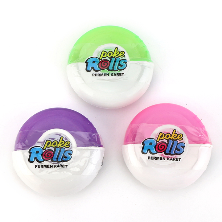 Mini fruit Poke Rolls bubble gum CH-E334