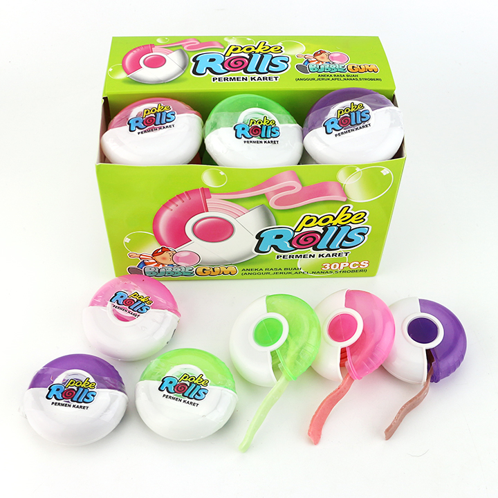 Mini fruit Poke Rolls bubble gum CH-E334