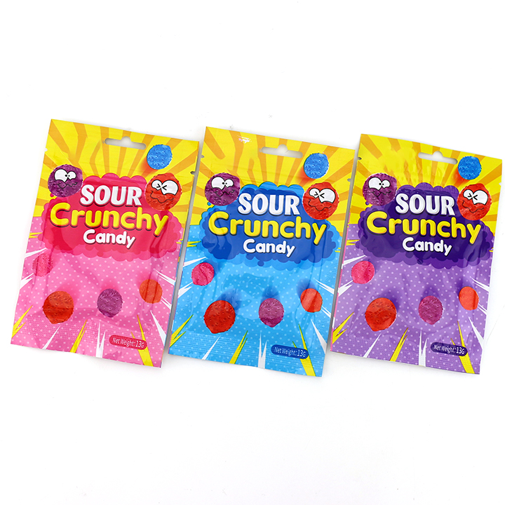 Mini fruit flavored Sour Crunchy Candy Bean CH-J642