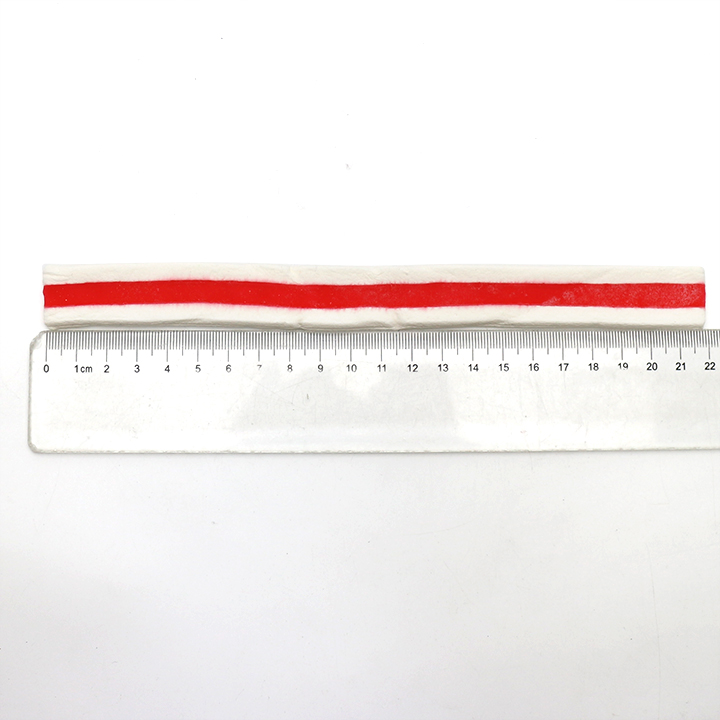 22cm fruit flavored long marshmallow strip with jelly gummy candy strip CH-M196