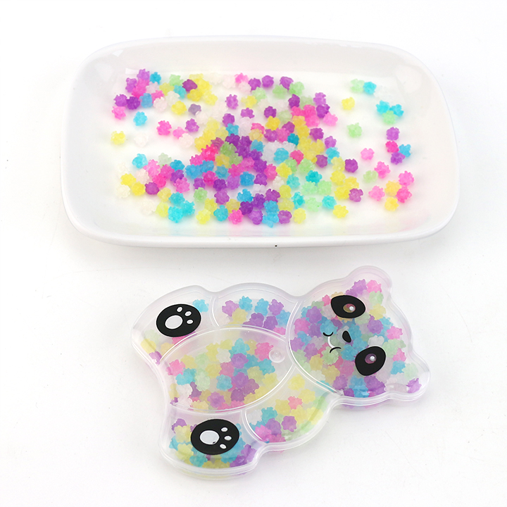 Cartoon Panda box star candy with Colorful crystal hard candy CH-N718