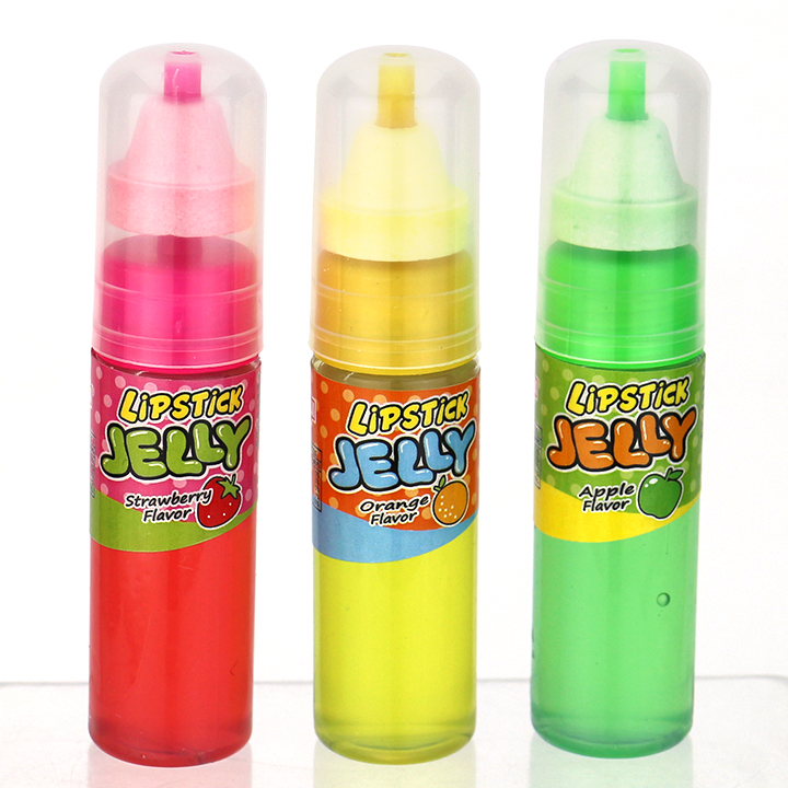 2-in-1 lipstick jelly jam fruit flavored syrup candy with nipple shaped pressed candy CH-N719