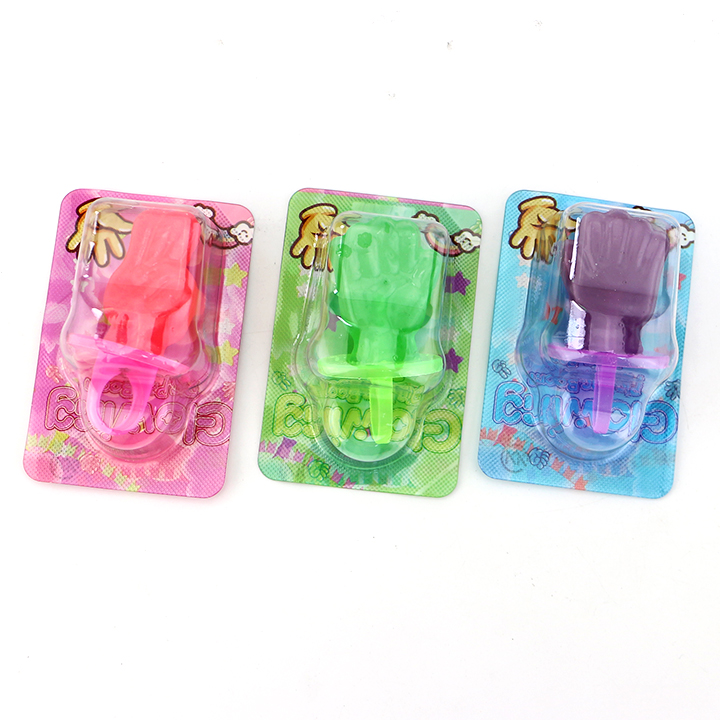 Guessing game ring pop Scissors-stone-cloth lollipop candy toy CH-T1350
