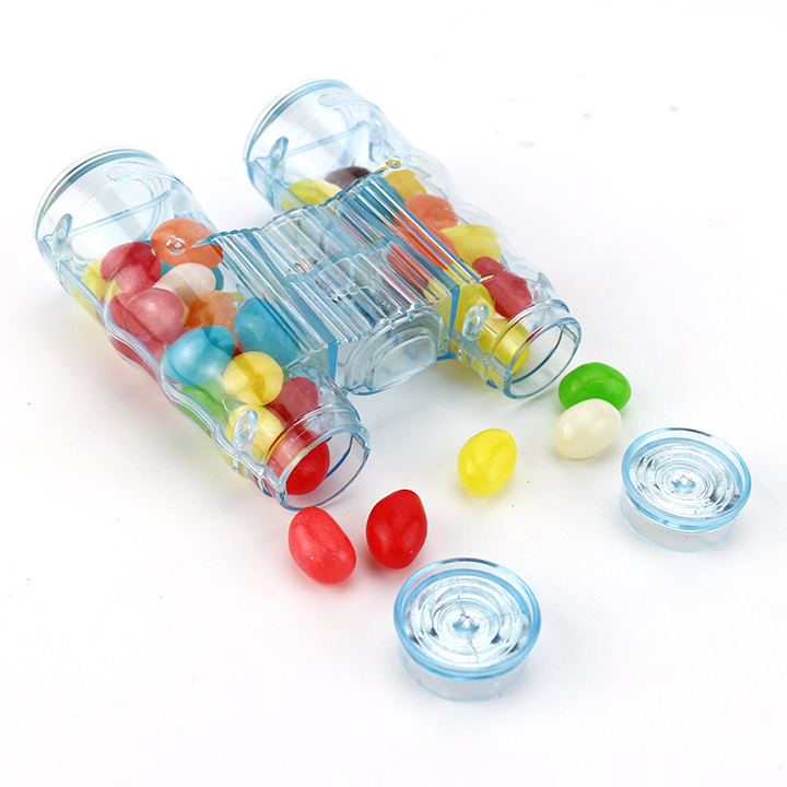 LED flashing telescope bottle toy candy with colored jelly beans CH-TB234