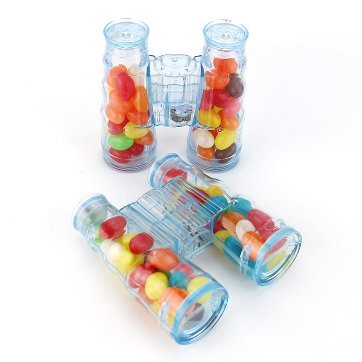 LED flashing telescope bottle toy candy with colored jelly beans CH-TB234