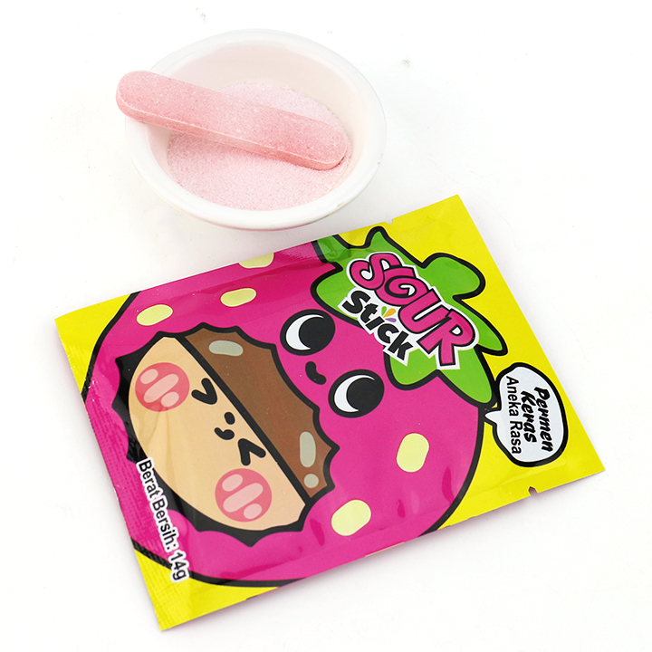2-in-1 sour stick pressed tablet candy with sour powder candy CH-Z282