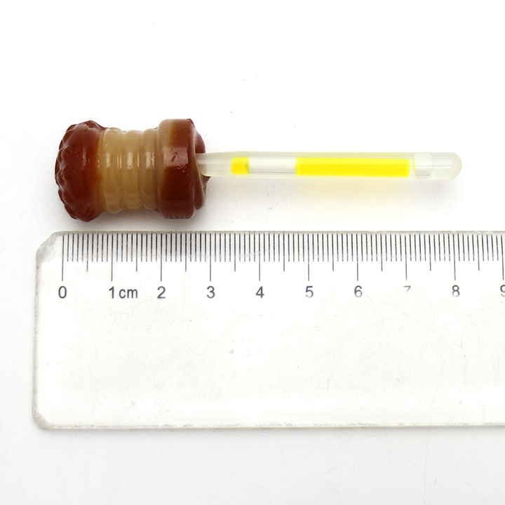 3D hamburger shaped cola flavored neon glow stick lollipop candy CH-B141-4