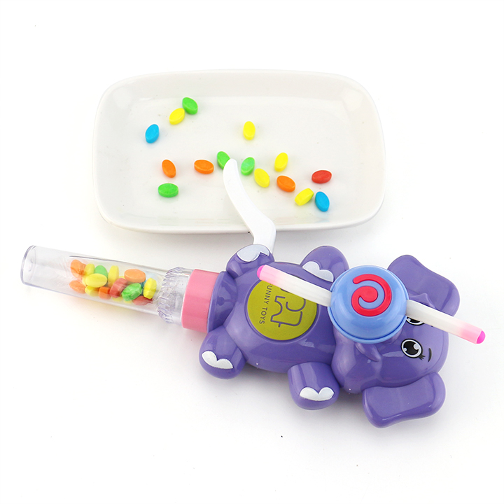 Colorful LED glowing toy Elephant hand press luminous neon stick fan candy toy CH-TB238