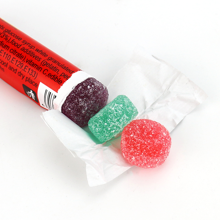 Sour Fruit Chews Candy super sour fudges chewy soft gummy Candy CH-J647