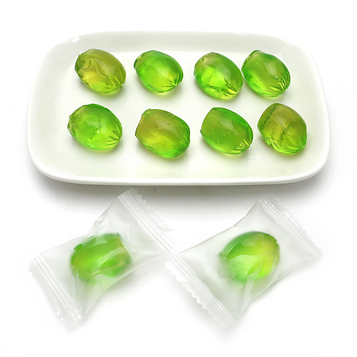 Wholesale 3D peeling grape shaped fruit flavored soft gummy candy in bulk CH-S139