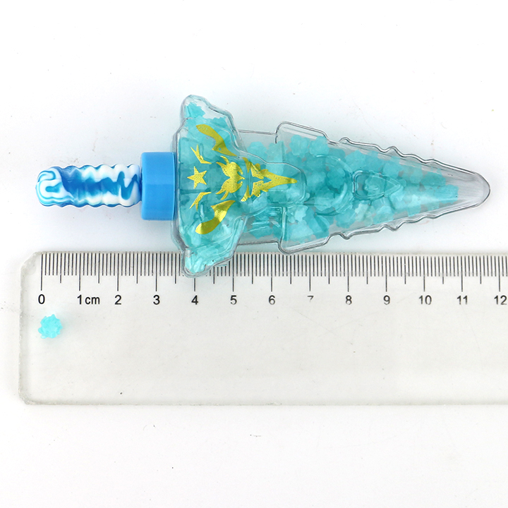 Star Candy Sword bottle nipple lollipop candy with star hard candy filling CH-N729