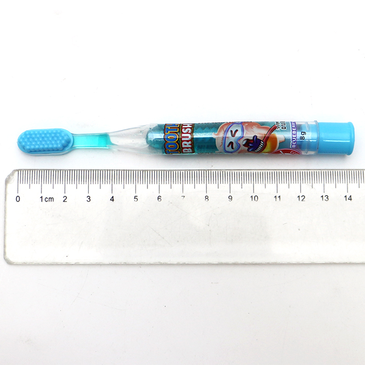 Multi color toothbrush shaped squeeze gel jam liquid candy CH-N731