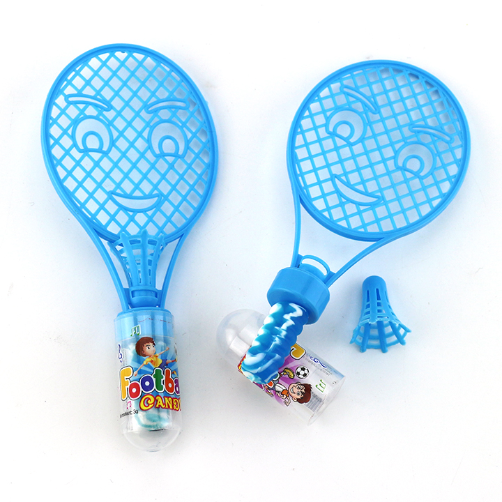 Cartoon Plastic Badminton Racket,Tennis Racket Toy with pacifier lollipop candy CH-T1352