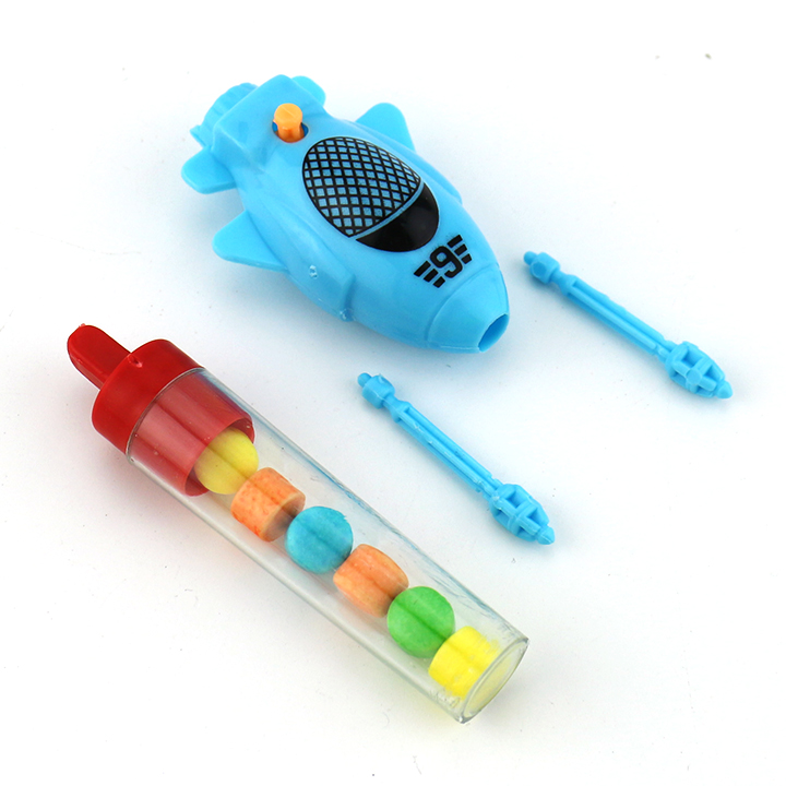 Cartoon Plane candy toy Catapult Aircraft Ejection Arrow Toy Candy CH-T1359