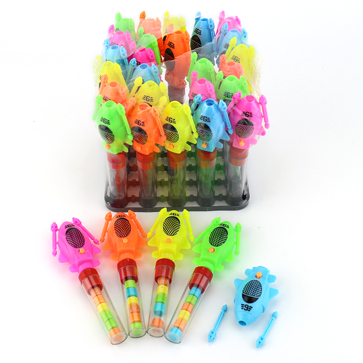 Cartoon Plane candy toy Catapult Aircraft Ejection Arrow Toy Candy CH-T1359