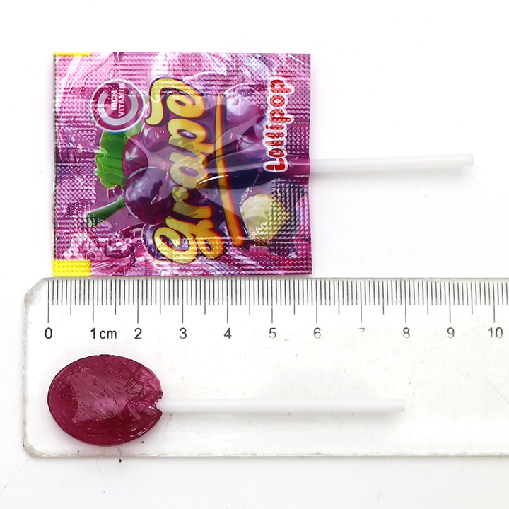 Fruits mix fruity flavors mini flat lollipop candy CH-BP131