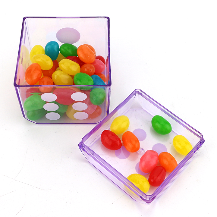 Large Dice King box with 60g fruity jelly bean candy CH-N733