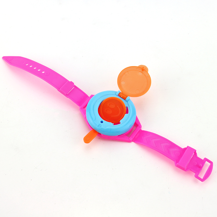 Cartoon Shooting flying saucer watch catapult toy candy CH-T1360
