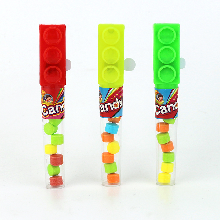 Mini traffic light shaped LED lighting toy candy CH-T1364