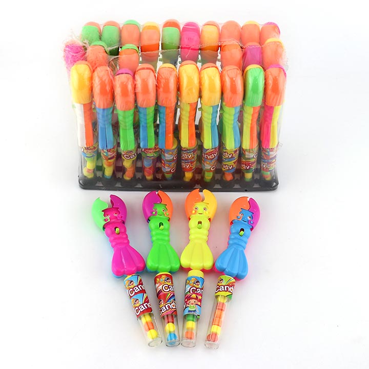 Mini Lobster Girl Claw Hand Catcher Toy Clip Sand Toy Candy CH-T1369