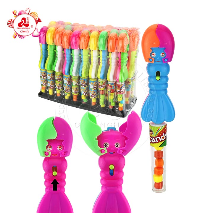 Mini Lobster Girl Claw Hand Catcher Toy Clip Sand Toy Candy CH-T1369