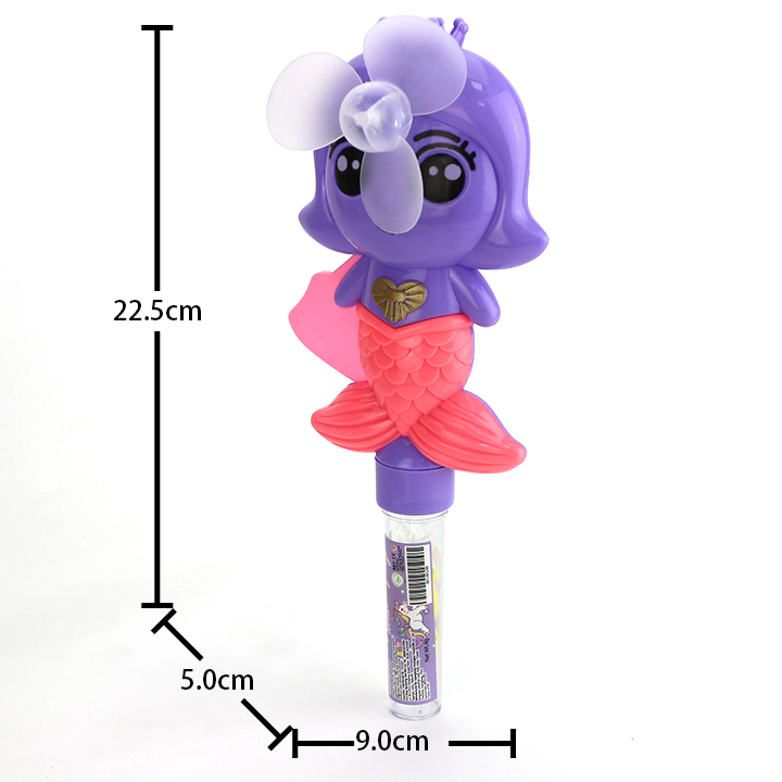 Summer windmill Toy Mermaid Hand Press Fan Toy with Pressed Candy CH-TB245