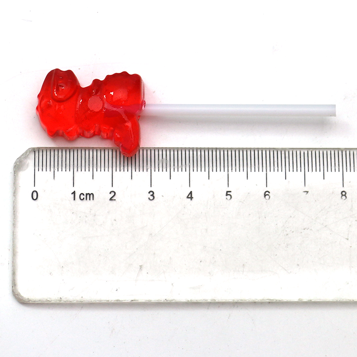 Halal Dinosaur lollipop with fruit flavored popping candy CH-B388