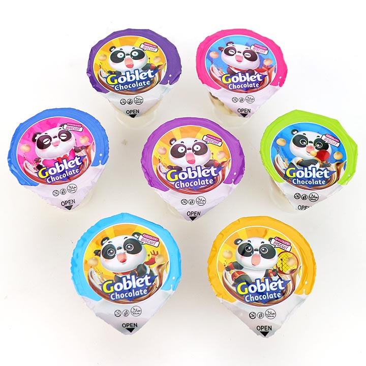 Mini choco biscuit cup goblet chocolate cup CH-BC152