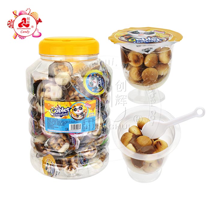 Mini choco biscuit cup goblet chocolate cup CH-BC152