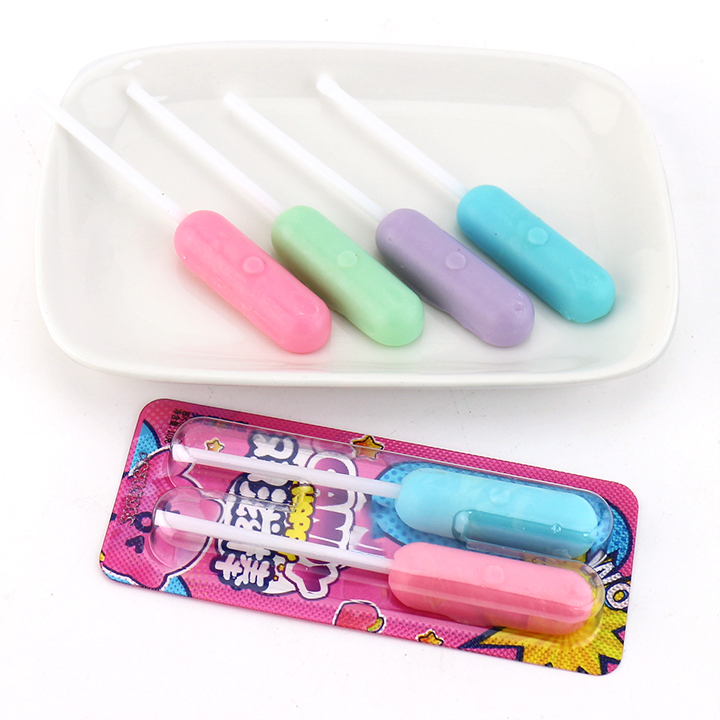 2 in 1 Macaron lollipop Mini sausage twins hard lollypop candy CH-BP134