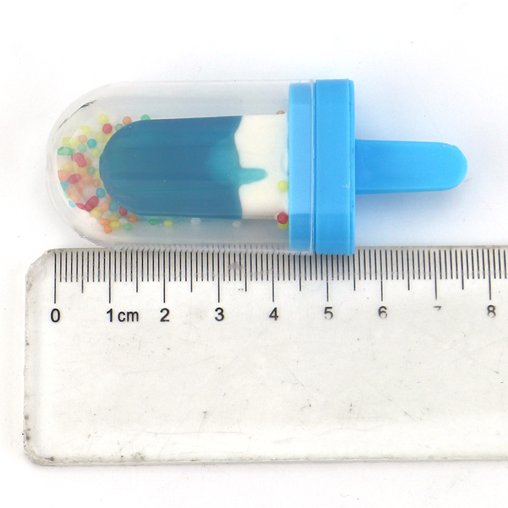 Mini popsicle shaped lollipop with mini colorful candy CH-BP135