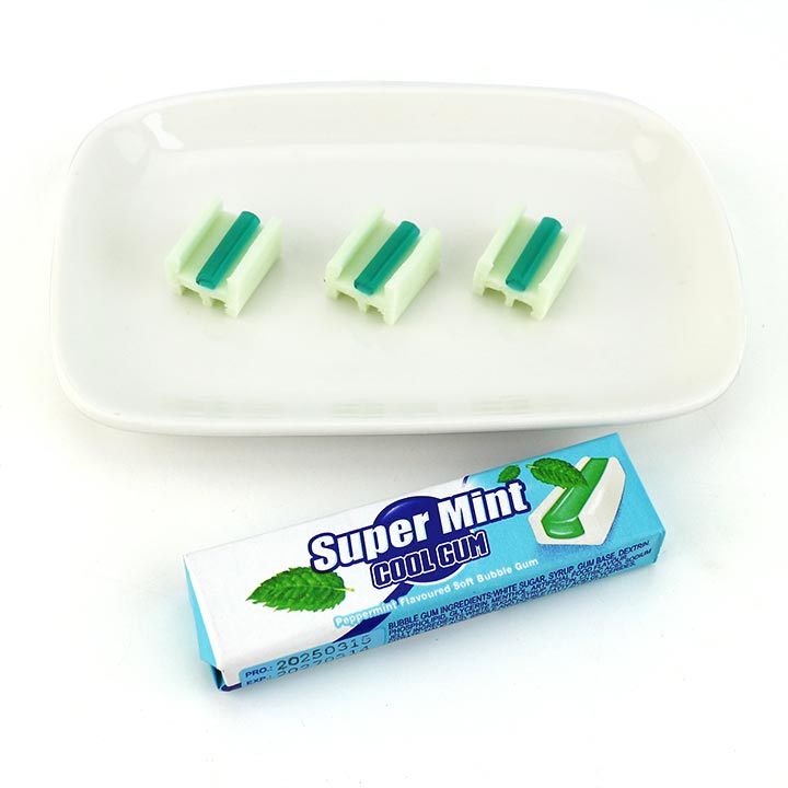 5 in 1 Super Mint Cool Peppermint Flavoured chewing Bubble Gum CH-E335