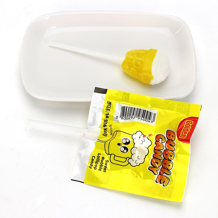 Sweet Fizzy soda bubble lollipop candy CH-BP132