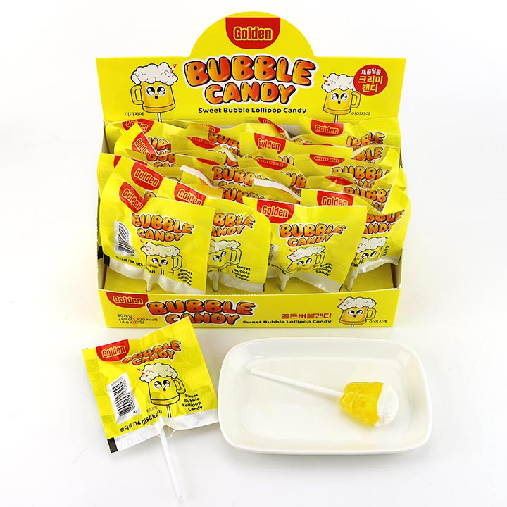 Sweet Fizzy soda bubble lollipop candy CH-BP132