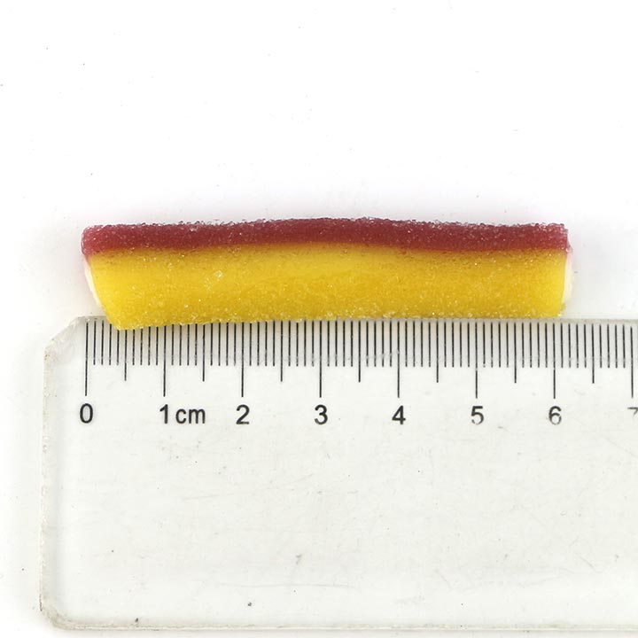 Sour Powder Filled Two-color Licorice Straw Soft Gummy Candy in bag CH-S121