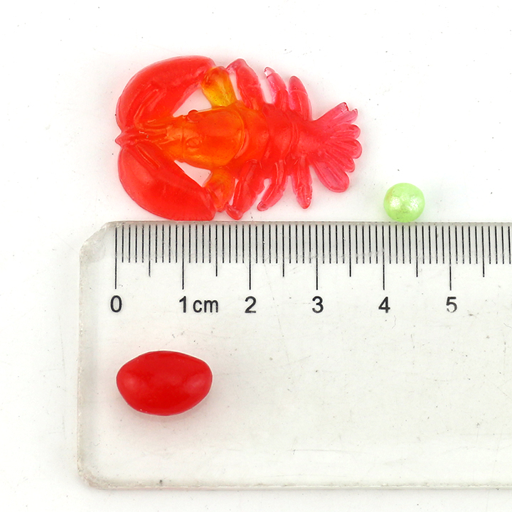 Halal 3-in-1 Lobster Play Game Soft Gummy Candy+Jelly Bean+Colorful pearl hard candy CH-J654