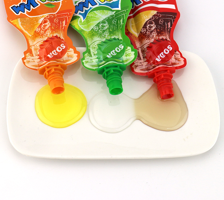 Cola, Lemon, Orange Jam Bag Sucking Soda Jam Liquid Candy CH-K305