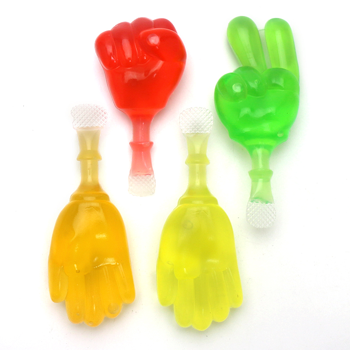 Guessing Game Suck Jelly Drink Stone Scissors Finger hand Shape Pudding Jelly CH-K314