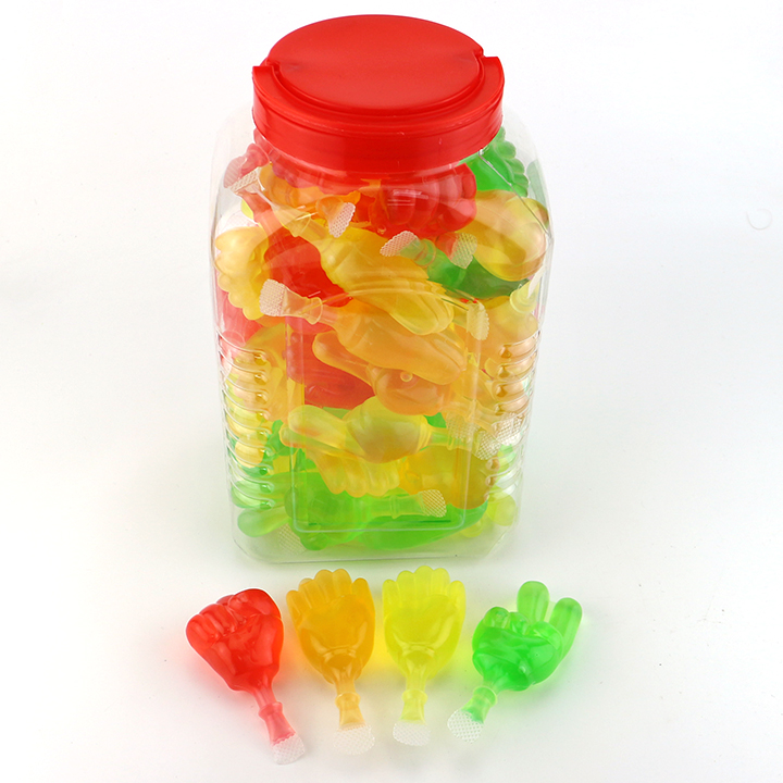 Guessing Game Suck Jelly Drink Stone Scissors Finger hand Shape Pudding Jelly CH-K314