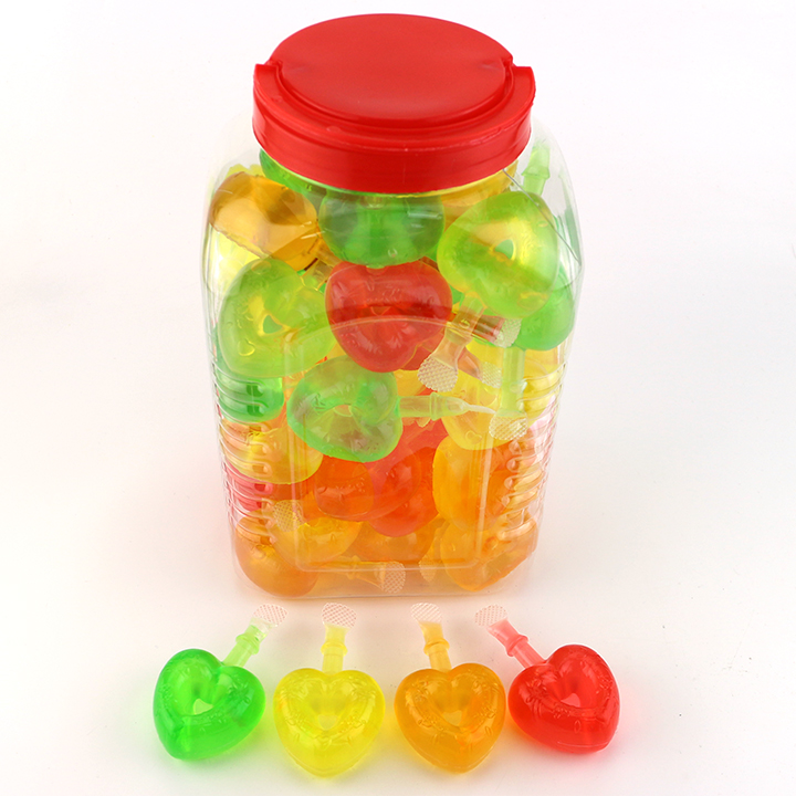 Halal Fruit Flavor Suck Jelly Drink Love Heart Shape Pudding Jelly CH-K315