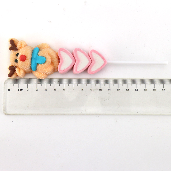 Christmas Festival Santa Deer Snowman Glove Marshmallow String Lollipop Candy CH-M204