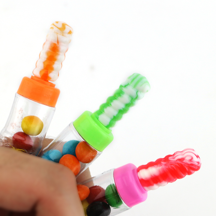 2-in-1 Vendo Pop machine cola soda bottle nipple lollipop with chocolate bean CH-N740