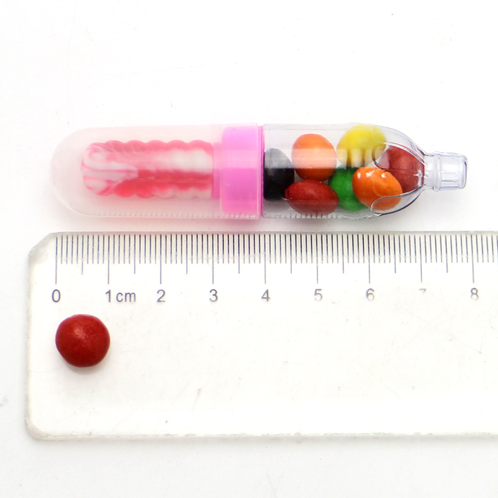 2-in-1 Vendo Pop machine cola soda bottle nipple lollipop with chocolate bean CH-N740