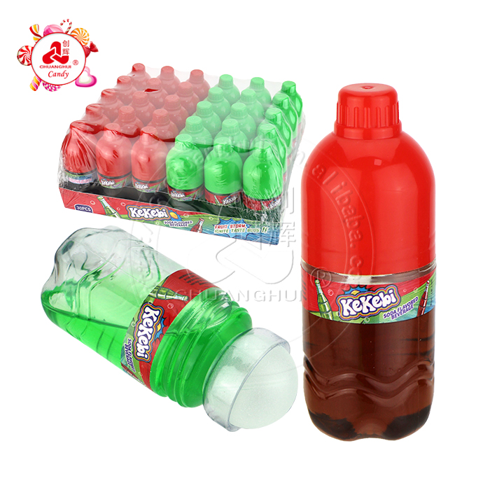 Mini Cola Soda Bottle Kekebi Licking Rolling Ball Liquid Candy CH-N742